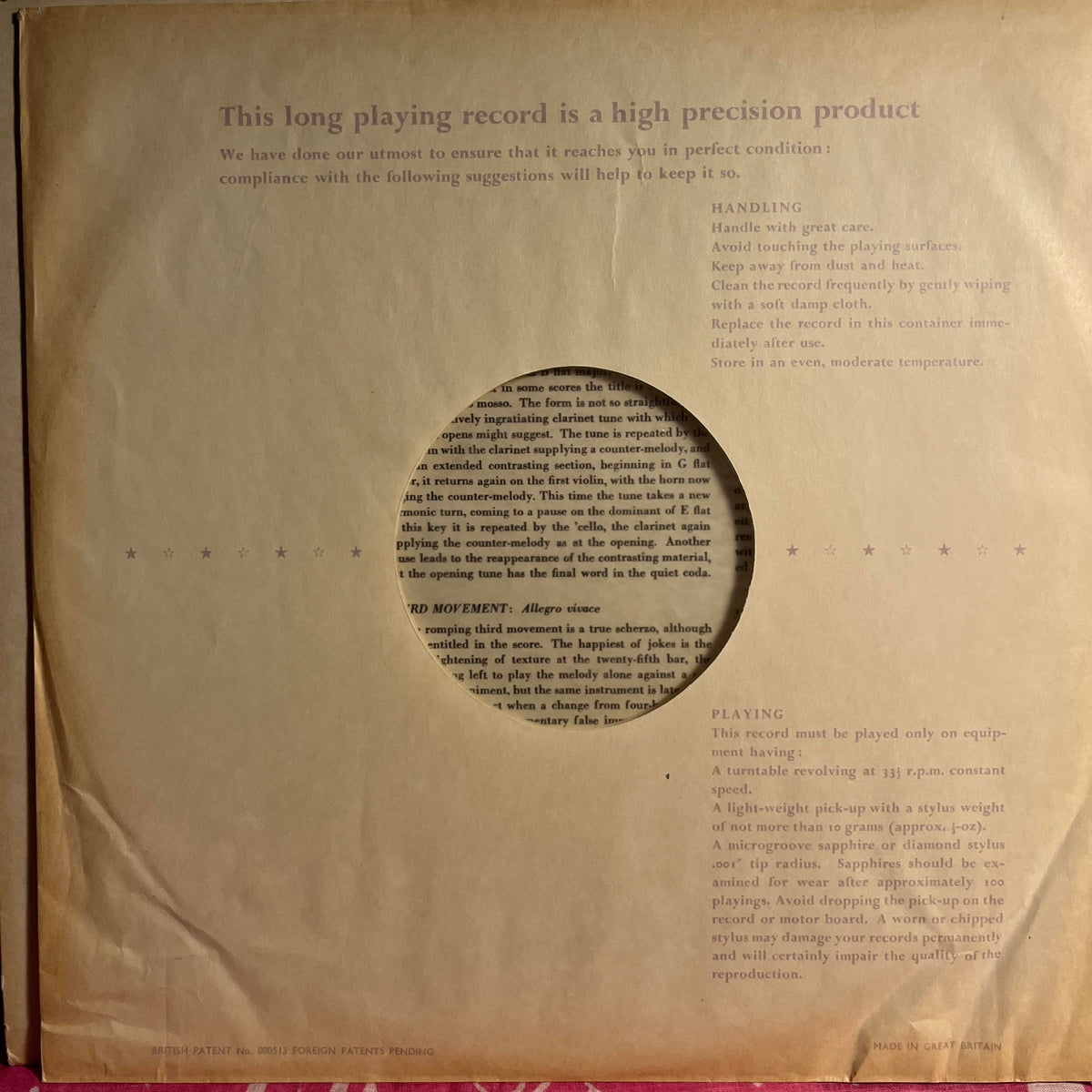 Franz Schubert - Octet In F Major Opus 166 For Clarinet, Horn, Bassoon And Strings | Near Mint (NM) Excellent (EX)-Music History