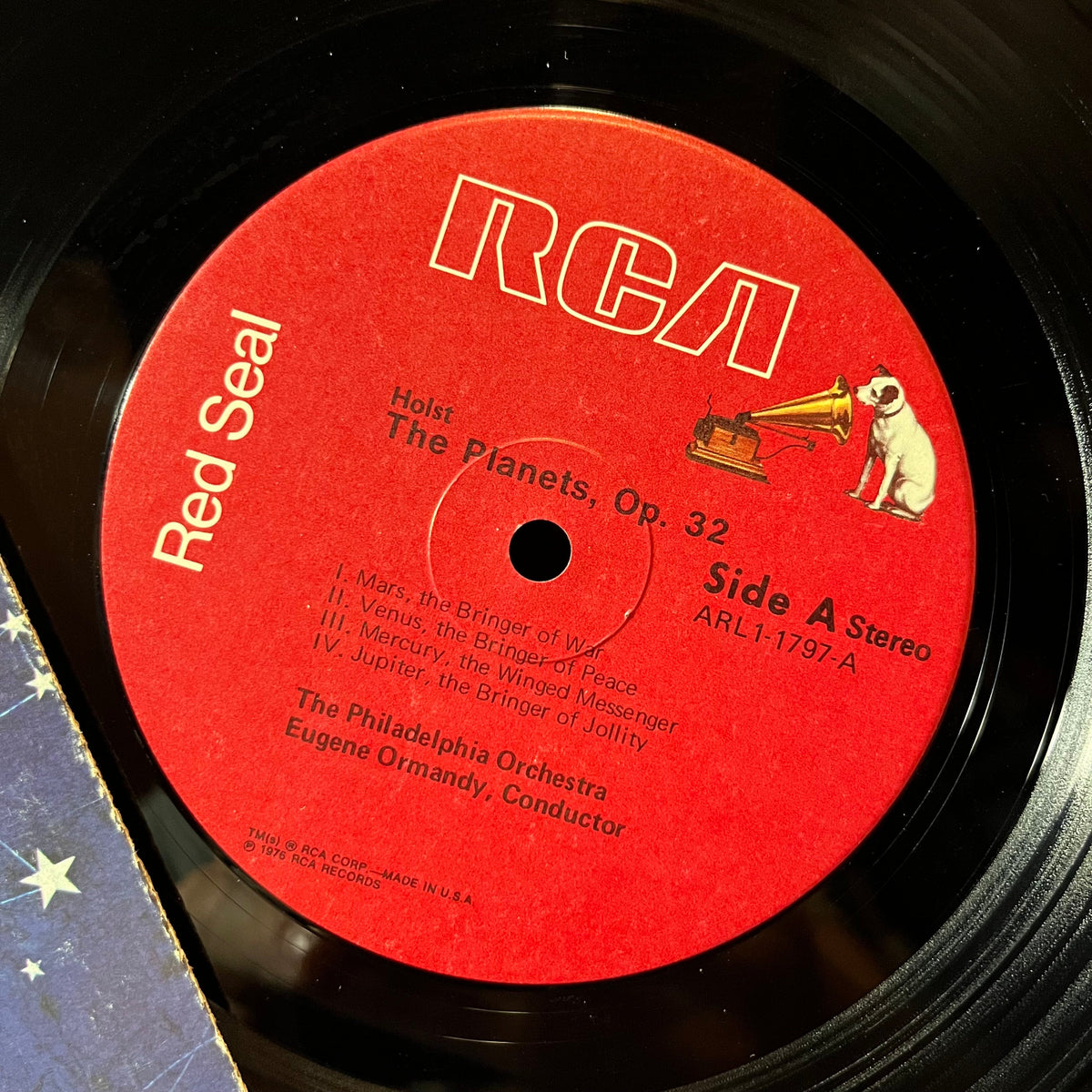 Gustav Holst - Eugene Ormandy, The Philadelphia Or - The Planets (VINYL LP RCA RED SEAL ARLI-1797 1976) | Near Mint (NM or M-) Near Mint (NM)-Music History