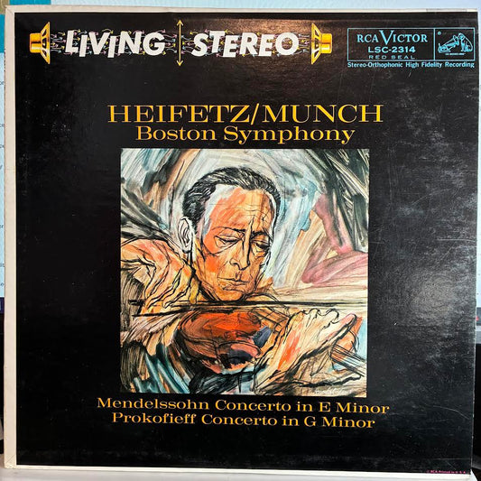 Jascha Heifetz - Concerto In E Minor / Concerto In G Minor (VINYL) | Near Mint (NM or M-) Excellent+ (EX+)-Music History