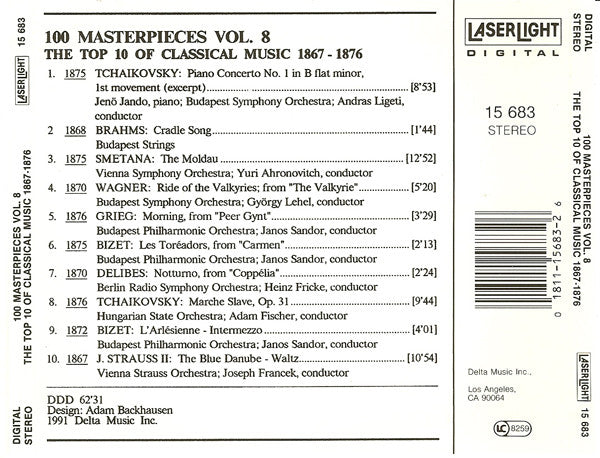 Various - The Top 100 Masterpieces Of Classical Music: 1685-1928 *10XCD BOX* | Near Mint (NM) Near Mint (NM)-Music History