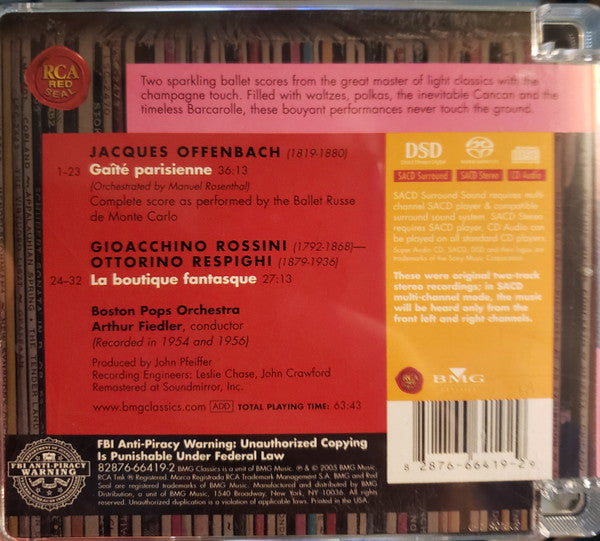 Jacques Offenbach - Offenbach - Gaite Parisienne, Rossini-Respighi - La Boutique Fantasque | Near Mint (NM) Near Mint (NM)-Music History