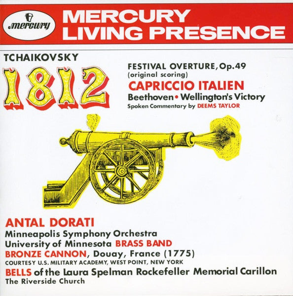 Pyotr Ilyich Tchaikovsky - 1812 Festival Overture, Op. 49 - Capriccio Italien - Wellington's Victory (CD) | Near Mint (NM) Near Mint (NM)-Music History