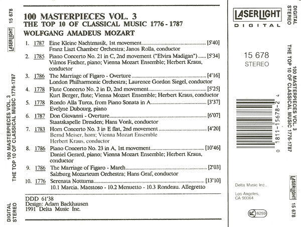 Various - The Top 100 Masterpieces Of Classical Music: 1685-1928 *10XCD BOX* | Near Mint (NM) Near Mint (NM)-Music History