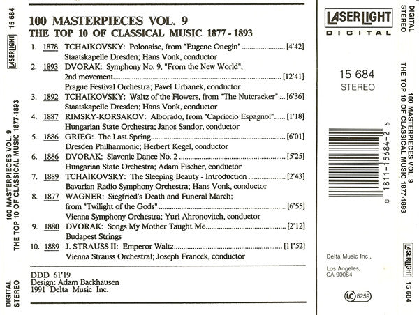Various - The Top 100 Masterpieces Of Classical Music: 1685-1928 *10XCD BOX* | Near Mint (NM) Near Mint (NM)-Music History