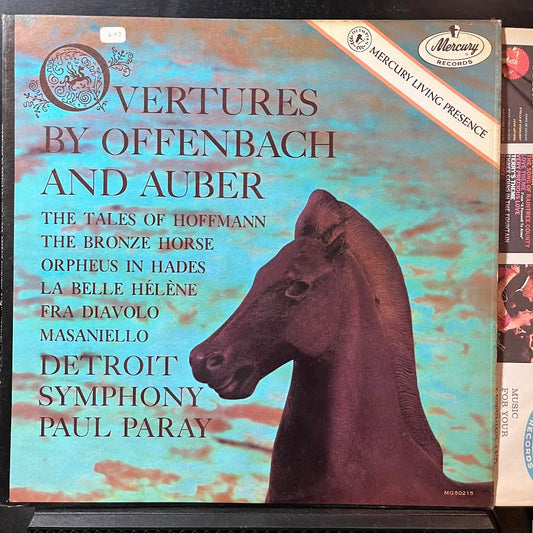 Paul Paray - Overtures By Offenbach & Auber (VINYL) | Near Mint (NM or M-) Excellent (EX)-Music History