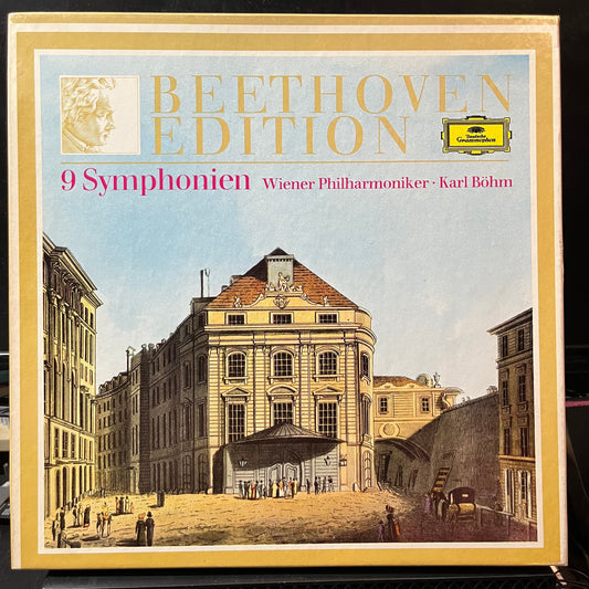 Ludwig Van Beethoven - Wiener Philharmoniker, Karl Böhm – 9 Symphonien (VINYL BOX 8xLP DEUTSCHE GRAMMOPHON R-205040 1977) | Near Mint (NM or M-) Near Mint (NM)-Music History