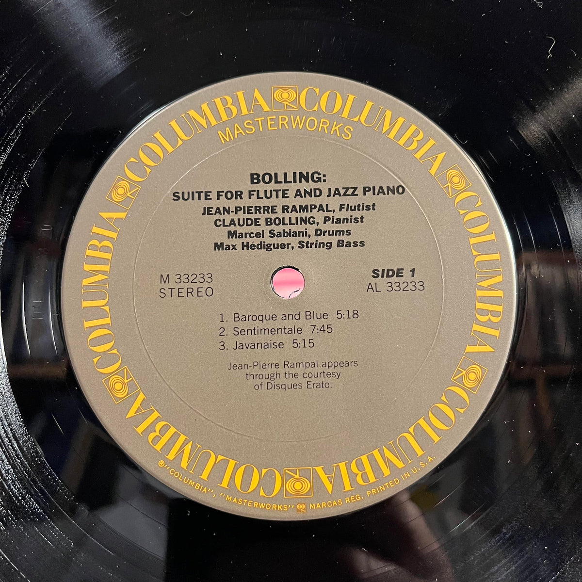 Jean-Pierre Rampal - Suite For Flute And Jazz Piano *TERRE HAUTE* | Near Mint (NM) Very Good Plus (VG+)-Music History