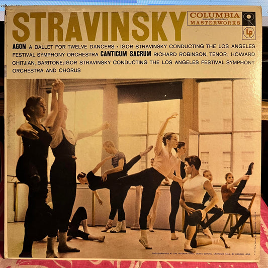 Igor Stravinsky - Agon (A Ballet For Twelve Dancers) / Canticum Sacrum | Near Mint (NM) Excellent (EX)-Music History