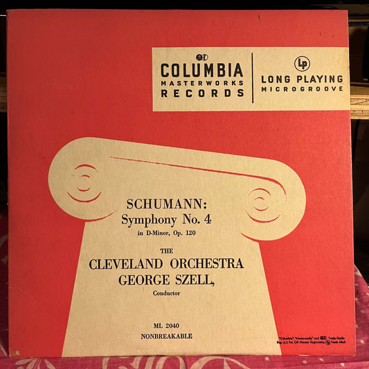 Robert Schumann - Symphony No. 4 In D-Minor, Op. 120 10" | Near Mint (NM) Near Mint (NM)-Music History