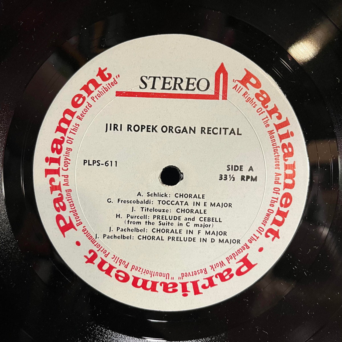 Jiří Ropek - Organ Music *SHRINK* | Near Mint (NM) Near Mint (NM)-Music History