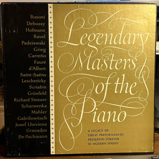 Various - Legendary Masters Of The Piano (3xVINYL BOX) | Near Mint (NM) Excellent (EX)-Music History