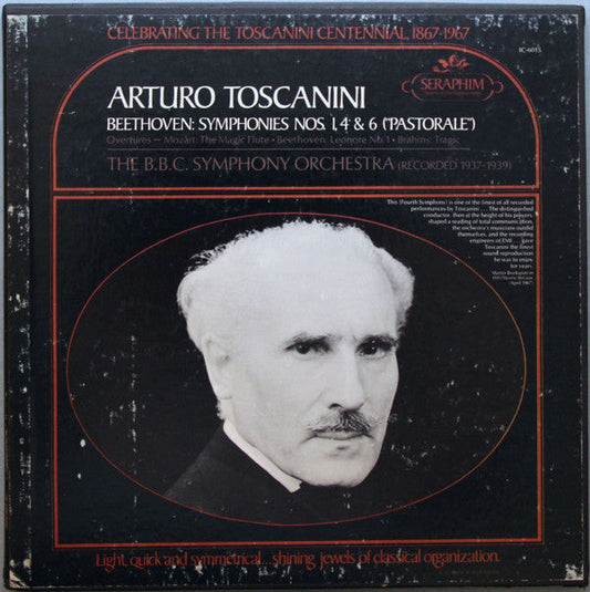 Arturo Toscanini - Beethoven: Symphonies Nos. 1, 4 & 6 ("Pastorale") *BOX* | Near Mint (NM) Excellent (EX)-Music History