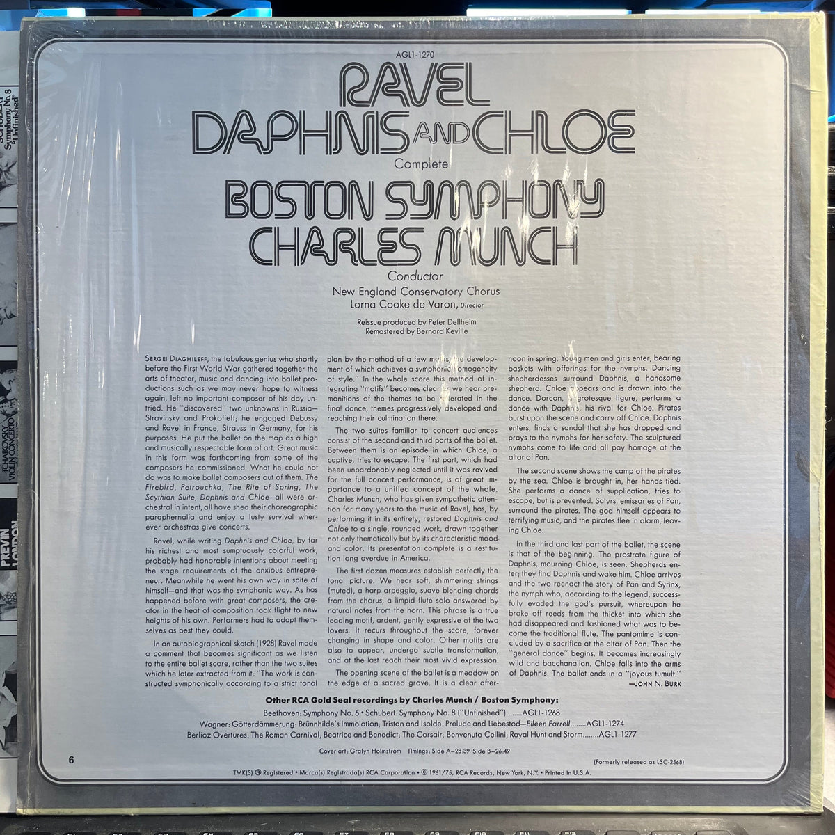 Maurice Ravel - Daphnis And Chloe Complete | Near Mint (NM) Near Mint (NM)-Music History