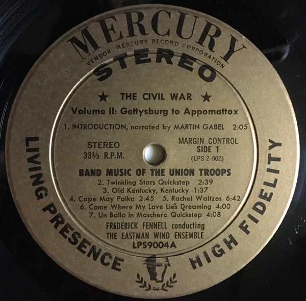 Frederick Fennell - The Civil War Its Music And Its Sounds Volume 2 | Near Mint (NM) Near Mint (NM)-Music History