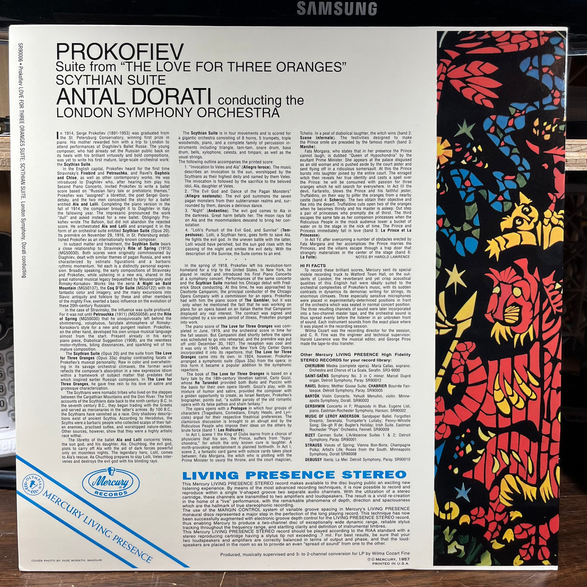Sergei Prokofiev - The Love For Three Oranges Suite / Scythian Suite (VINYL) | Near Mint (NM) Near Mint (NM)-Music History