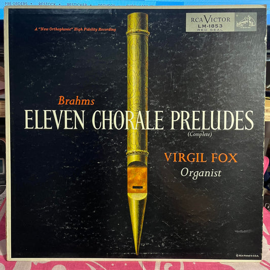 Johannes Brahms - Eleven Chorale Preludes (Complete) | Very Good Plus (VG+) Very Good Plus (VG+)-Music History