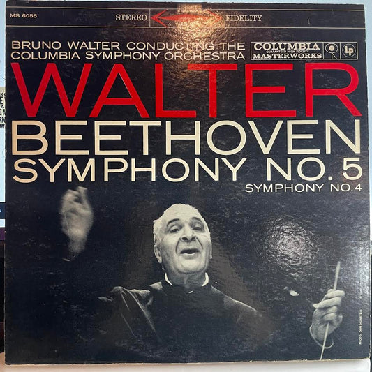 Bruno Walter - Symphony No. 5 · Symphony No. 4 (VINYL) | Very Good Plus (VG+) Very Good Plus (VG+)-Music History