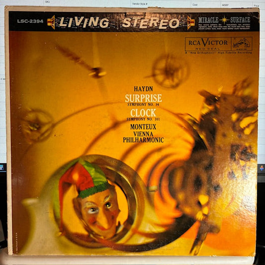 Joseph Haydn - (Surprise) Symphony No. 94 / (Clock) Symphony No. 101 (VINYL) | Very Good (VG) Very Good (VG)-Music History