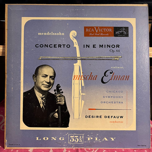 Felix Mendelssohn-Bartholdy - Concerto In E Minor Op. 64 10" | Very Good (VG) Very Good Plus (VG+)-Music History