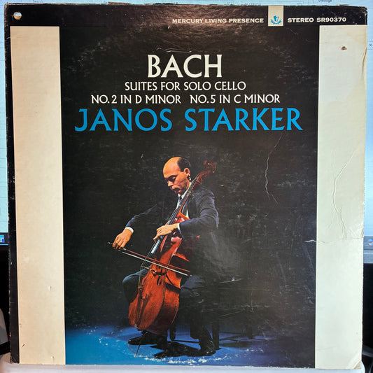 Johann Sebastian Bach - Suites For Solo Cello No.2 In D Minor No.5 In C Minor (VINYL) | Very Good (VG) Very Good (VG)-Music History
