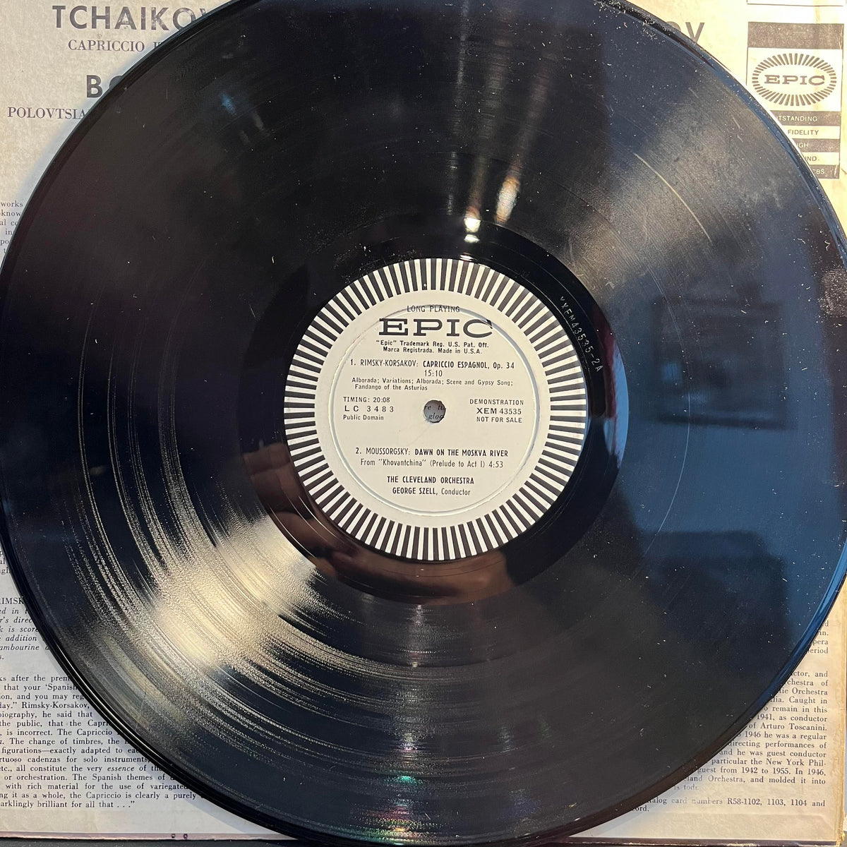 George Szell - Szell Conducts Russian Music *MONO/PROMO* | Very Good (VG) Very Good (VG)-Music History