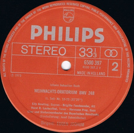 Johann Sebastian Bach - Weihnachts-Oratorium | Near Mint (NM) Near Mint (NM)-Music History