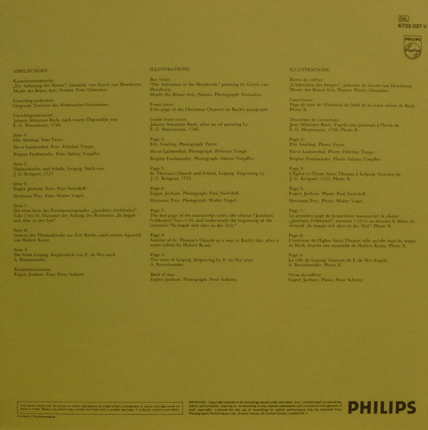 Johann Sebastian Bach - Weihnachts-Oratorium | Near Mint (NM) Near Mint (NM)-Music History