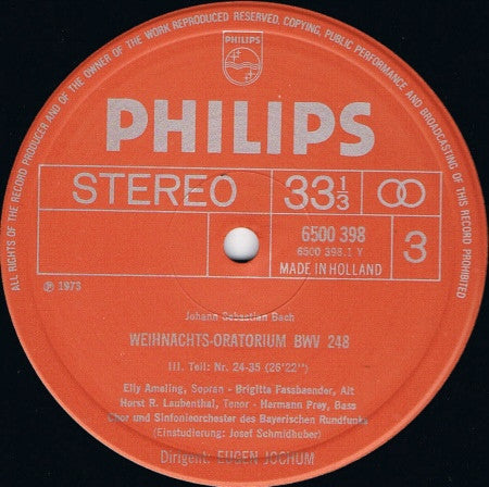 Johann Sebastian Bach - Weihnachts-Oratorium | Near Mint (NM) Near Mint (NM)-Music History