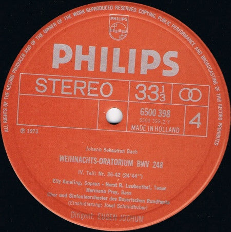 Johann Sebastian Bach - Weihnachts-Oratorium | Near Mint (NM) Near Mint (NM)-Music History