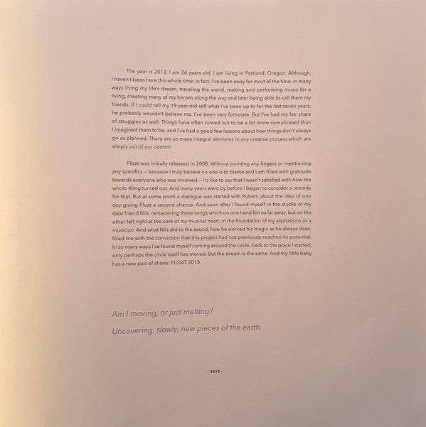 Peter Broderick - Float 2013 | Mint (M) Mint (M)-Music History