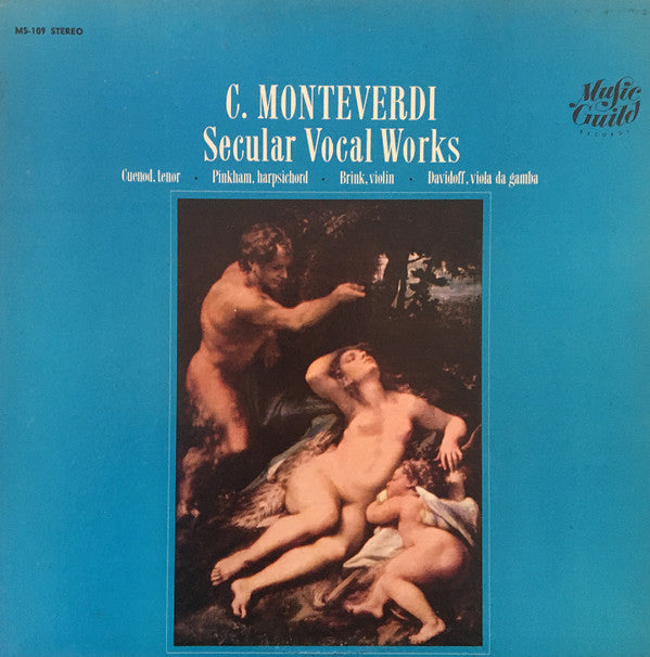 Claudio Monteverdi, Hugues Cuénod, Daniel Pinkham, - Secular Vocal Works | Very Good Plus (VG+) Near Mint (NM)-Music History