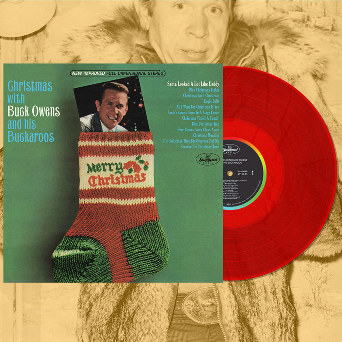 Owens, Buck and His Buckaroos - Christmas With Buck Owens And His Buckaroos (RED VINYL) |-Music History