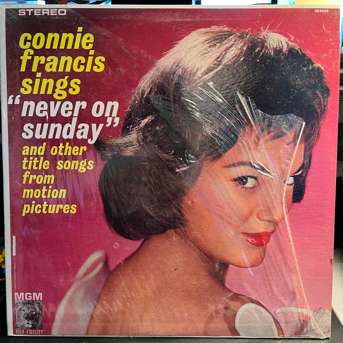 Connie Francis - Sings Never On Sunday And Other Title Songs *CANADA/SHRINK* | Near Mint (NM) Near Mint (NM)-Music History