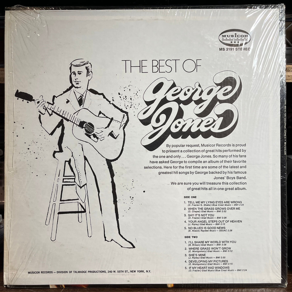 George Jones (2) - The Best Of George Jones (VINYL) | Near Mint (NM) Near Mint (NM)-Music History