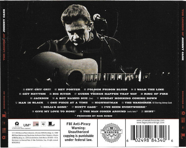 Johnny Cash - The Legend Of Johnny Cash (CD) | Near Mint (NM) Near Mint (NM)-Music History