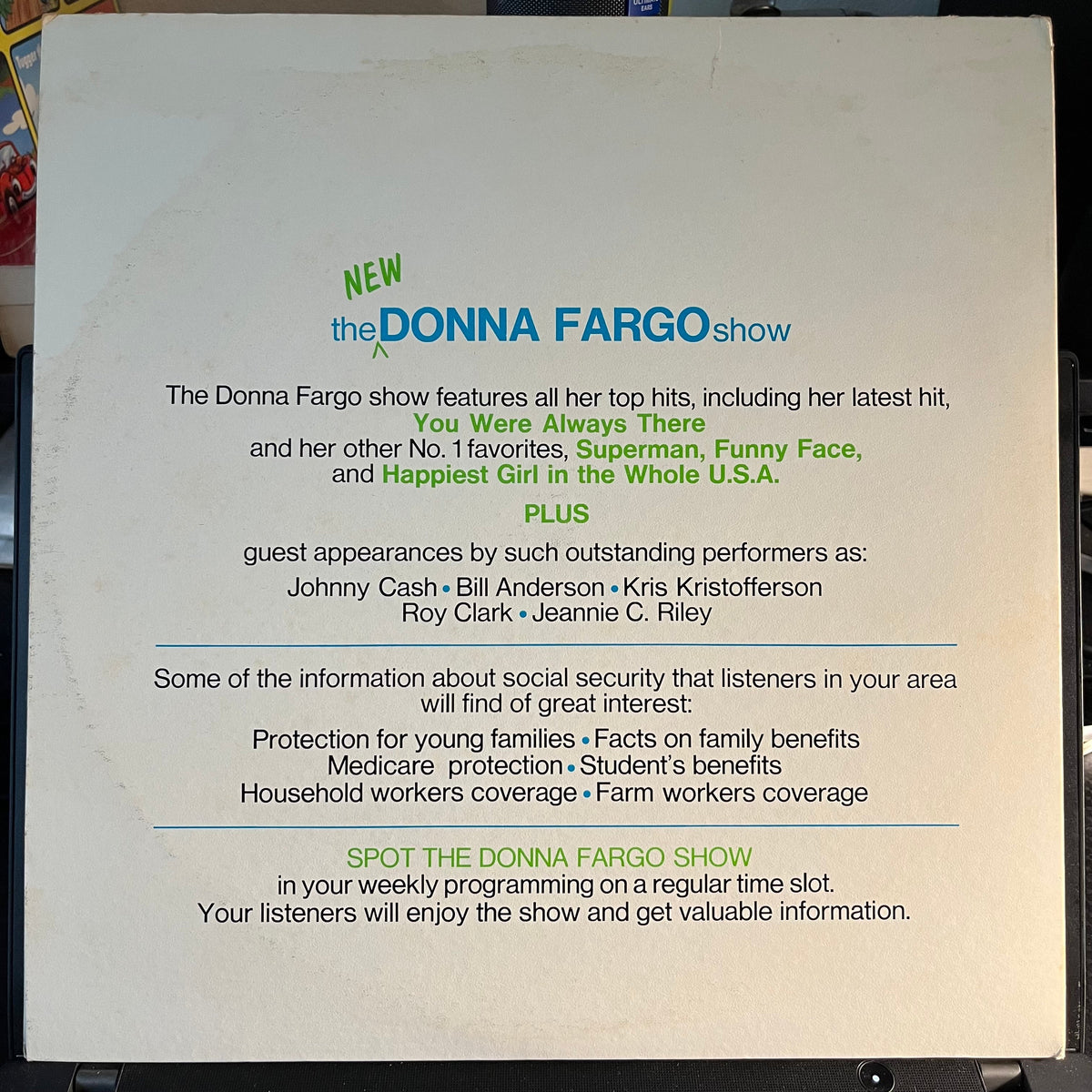 Donna Fargo - Social Security Presents: The New Donna Fargo Show: Shows #27-39 | Near Mint (NM) Near Mint (NM)-Music History