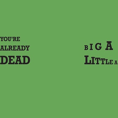 Crass You're Already Dead / Big A Little A (Green Vinyl) - Vinyl-Music History