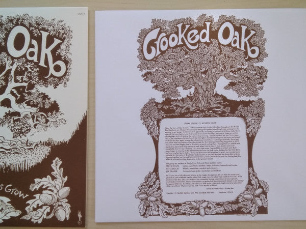 Crooked Oak - From Little Acorns Grow | Mint (M) Mint (M)-Music History