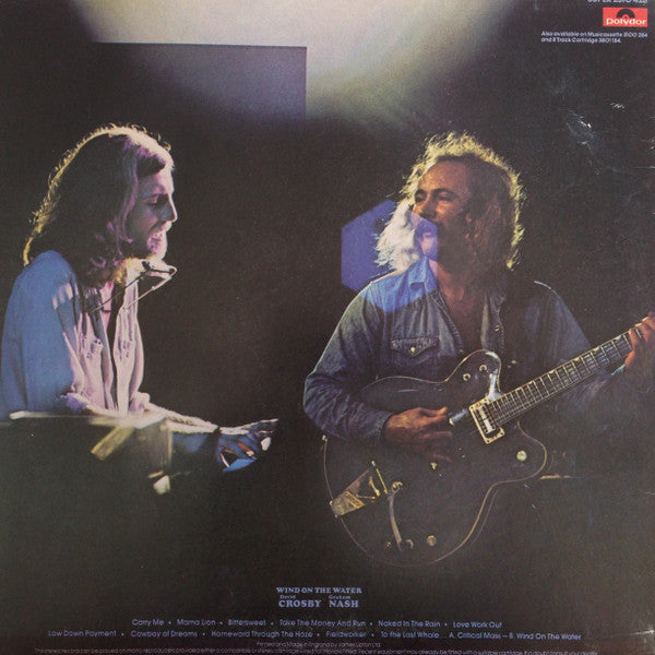 Crosby & Nash - Wind On The Water | Near Mint (NM) Near Mint (NM)-Music History