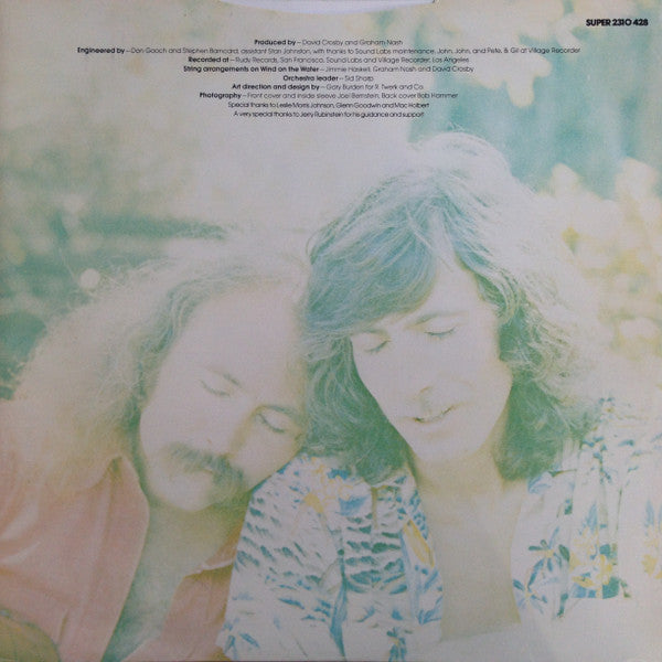 Crosby & Nash - Wind On The Water | Near Mint (NM) Near Mint (NM)-Music History
