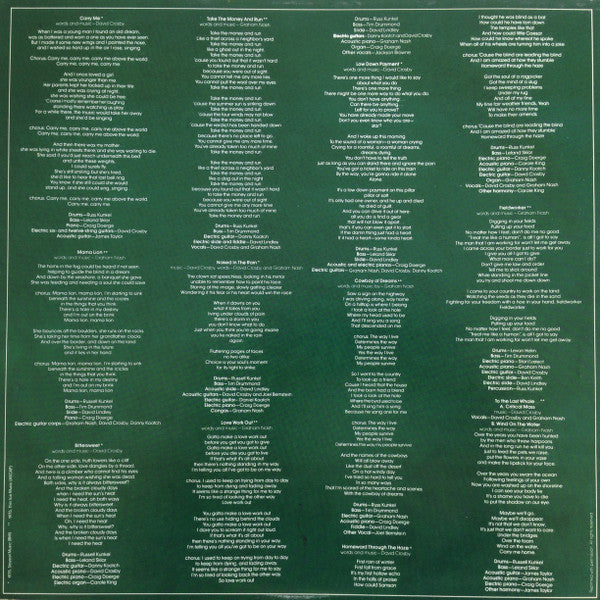 Crosby & Nash - Wind On The Water | Near Mint (NM) Near Mint (NM)-Music History
