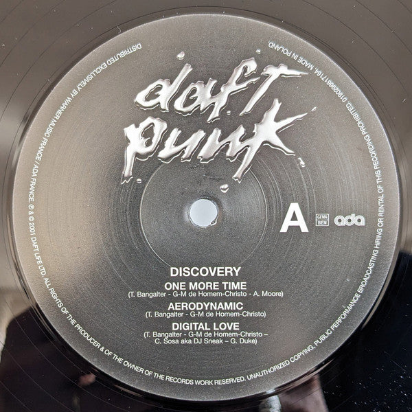 Daft Punk - Discovery (2x Vinyl) | Mint (M) Mint (M)-Music History
