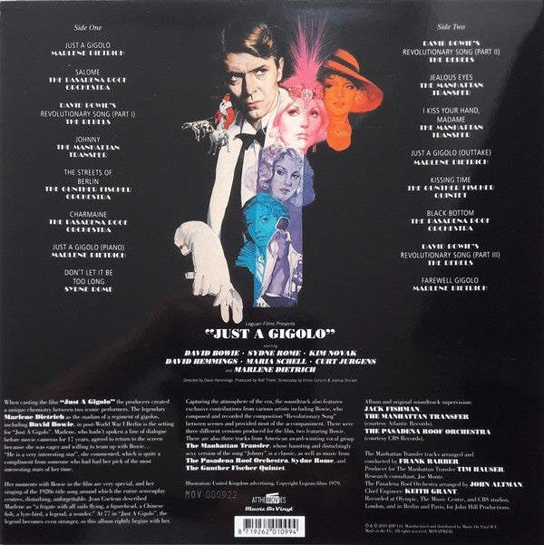 Just A Gigolo (The Original Soundtrack) | Mint (M) Mint (M)-Music History
