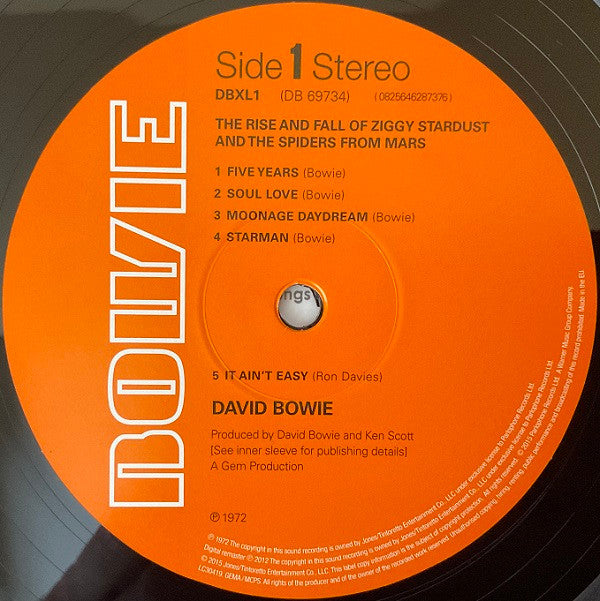 David Bowie - The Rise And Fall Of Ziggy Stardust And The Spiders From Mars | Mint (M) Mint (M)-Music History