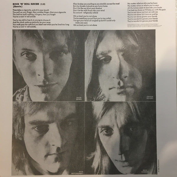 David Bowie The Rise And Fall Of Ziggy Stardust And The Spiders From Mars Parlophone, Parlophone, Parlophone, Parlophone LP, Album, RE, RM, 180 Mint (M) Mint (M)-Music History