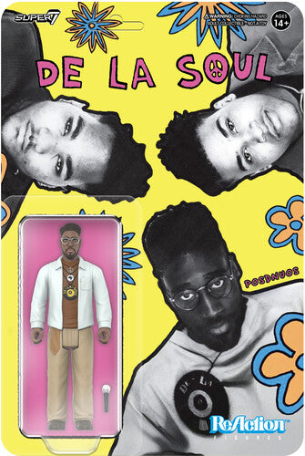De La Soul - Super7 - De La Soul - ReAction Figures Wv1 - Kelvin Posdnuos Mercer (Me, Myself & I) (Collectible, Action Figure) |-Music History