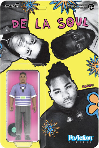 De La Soul - Super7 - De La Soul - ReAction Figures Wv1 - Vincent Maseo Mason (Me, Myself & I) (Collectible, Action Figure) |-Music History