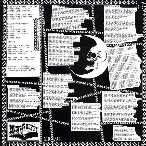 Dead Moon - Defiance (VINYL LP Mississippi MR-091) | Mint (M) Mint (M)-Music History