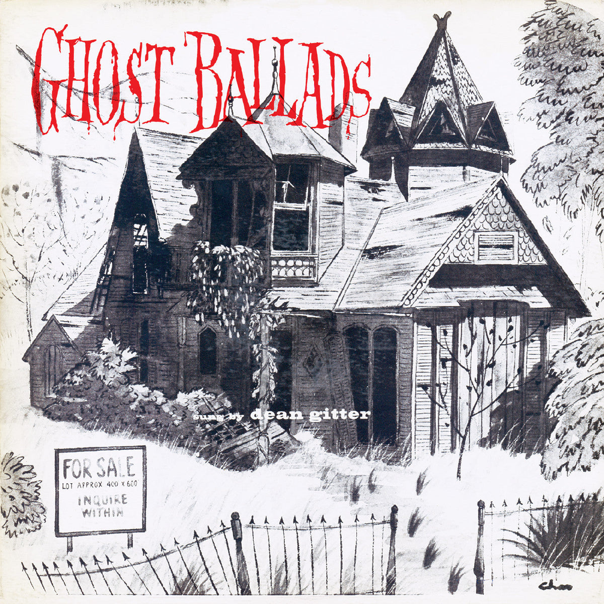 Dean Gitter - Ghost Ballads (Clear W/ Orange Pumpkin Swirl VINYL) | Mint (M) Mint (M)-Music History