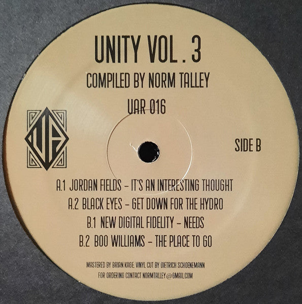 Various - Unity Vol. 3 (2x VINYL) |-Music History